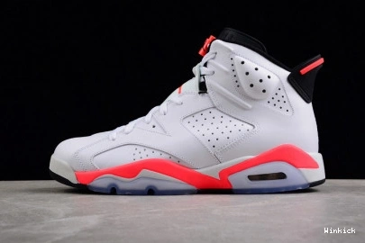 Infrared 6 White Jordan Retro 384664-123 1114